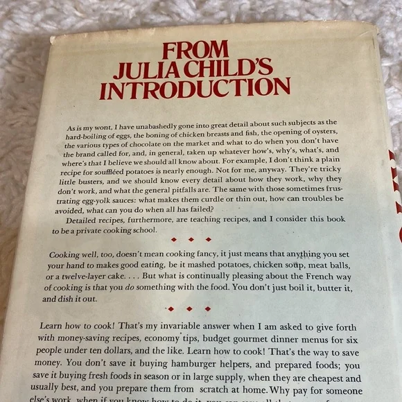 FROM JULIA CHILD’S KITCHEN by JULIA CHILD VINTAGE HARDBACK 1975 - Picture 3 of 10